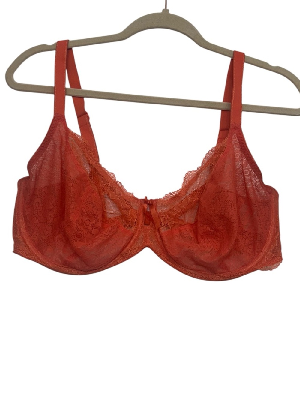 Freya Lace Unlined Bra Size 36H (US Sizing)  Coral
